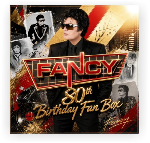 Fancy 80th birthday fan box - "80th,