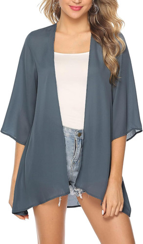 Cardigan donna chiffon kimono - donna,