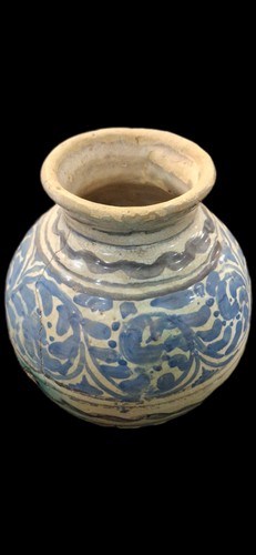 Vaso maiolica xvii secolo alta - vaso,
