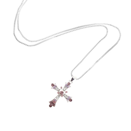 Ciondolo croce argento - in,