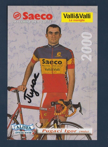 Cyclisme carte cycliste pugaci - carte,