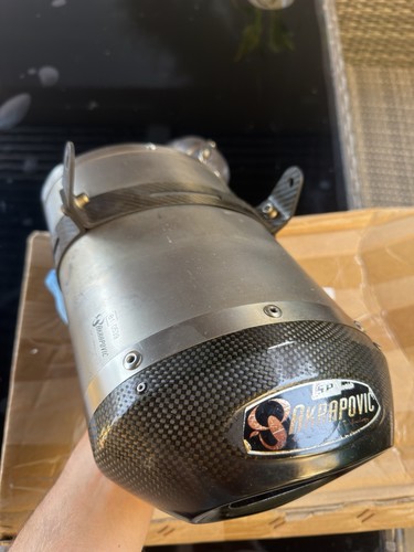 Scarico akrapovic terminale - scarico,