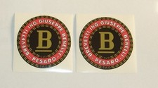 COPPIA  ADESIVI LOGHI BENELLI