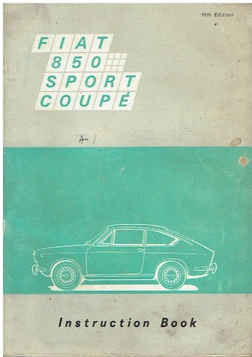 Fiat 850 sport coupe - coupe, originale