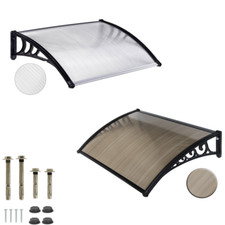 PENSILINA PENSILINE TETTOIA MODULABILE IN POLICARBONATO TRASARENTE FUME FUME'