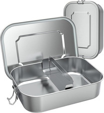 Portapranzo 1400 ml, Portapranzo Acciaio Inox, Portavivande Senza BPA,Lunch Box 