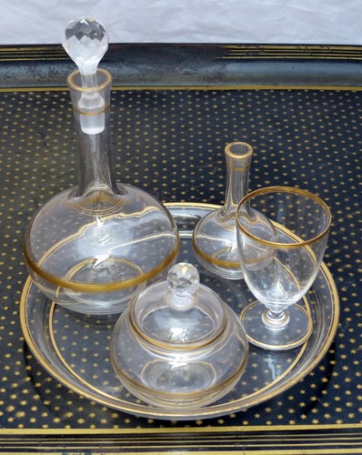 Baccarat antico set - baccarat, servizio