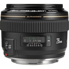Canon 28mm - (scatola, ef