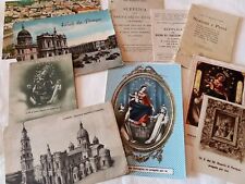 Madonna del Rosario di Pompei,Lotto Antiche Cartoline,Libretti,Santino.