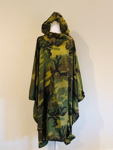 Poncho multiuso vintage bosco - poncho,