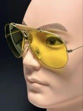 Occhiali da sole vintage Ray-Ban Shooter Bausch & Lomb piccoli graffi