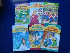6 LIBRICINI LEGGIMI UNA FIABA - ALì BABà- IL PRINCIPE SCHIACCIANOCI-IL SOLDATINO