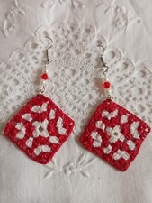 Orecchini All'uncinetto Con