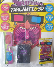 BLISTER SIGILLATO SKIFIDOL PARLANTI & 3D BOX RARO LETTORE AUDIO & OCCHIALI 3D
