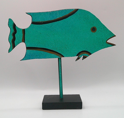 Scultura pesce tropicale