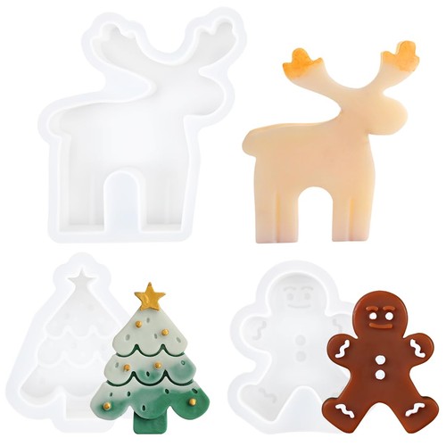 Stampi silicone candele alce - stampi,