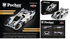MODELLINO AUTO STATICO POCHER PORSCHE 917K WINNER 24H LE MANS 1971 MARKO 1/8