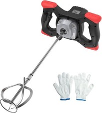 Betoniera, 2100W Betoniera Elettrica con 6 Velocità, 110V Miscela Fango Portatile