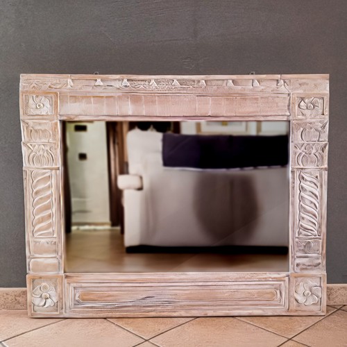 Specchio legno rustico - specchio,