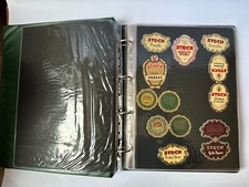 ETICHETTE liquore label STOCK Trieste CINZANO SARTI LUXARDO campionario vintage