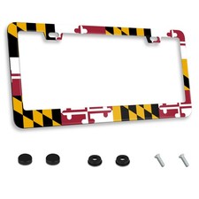 Flag of Maryland License Plate