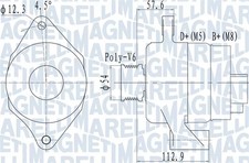 Alternatore MAGNETI MARELLI