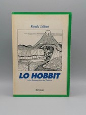 Lo Hobbit o La Riconquista Del Tesoro Libro Ronald Tolkien 1° ED Bompiani 1986