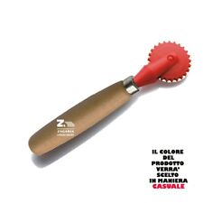 ROTELLA TAGLIA E CHIUDI PASTA TAGLIA CARTELLATE MANICO LEGNO PROFESSIONALE