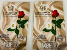 2 X Lingotto in oro 24k 999 pure fine gold in blister originale