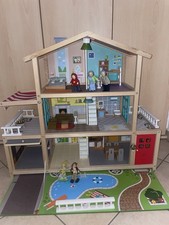 Casa Villa delle Bambole Arredata con Garage Suoni e Luci Hape E3405 HAPE
