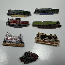 Locomotive Train Badge Pin