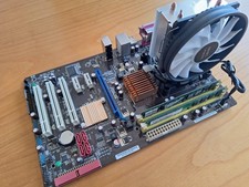 Scheda madre ASUS P5QL SE + CPU Core2 Duo E8400 + 4 GB ram