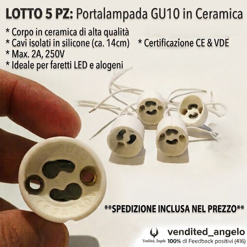 Portalampada gu10 in - portalampada,