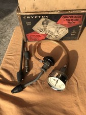 CRYPTON Strumento Tester Compressione Motore a Scoppio Auto D'epoca