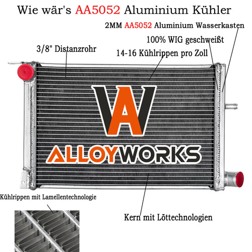 Radiatore alluminio nucleo - radiatore,
