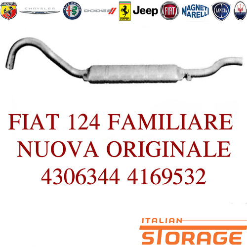Fiat 124 familiare - familiare, marmitta