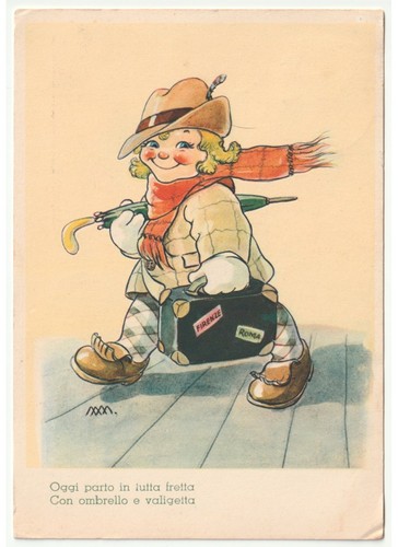 Cartolina epoca bambino - mm,