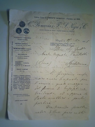Lettera antica casa - lettera, "antica