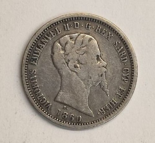 Moneta centesimi 1860 - moneta, 50
