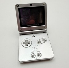 Game Boy Advance SP Nintendo Argento GUASTO Da Riparare Console per Ricambi