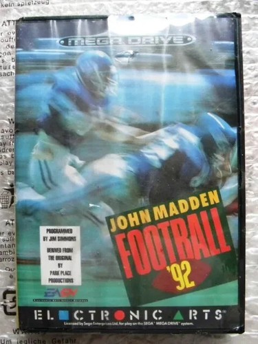 John madden football - football, '92