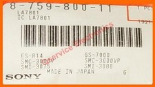 Sony 875997800 IC LA7801