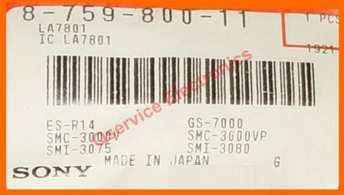 Sony 875997800 la7801 - sony,
