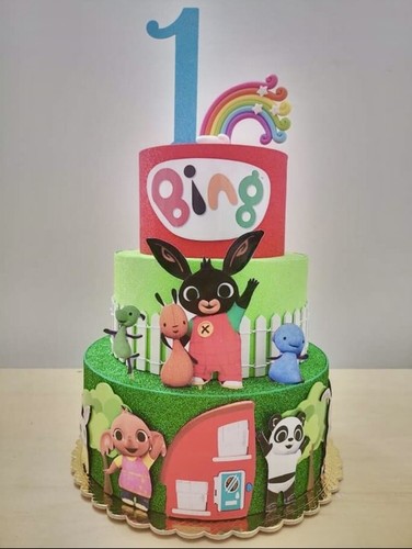 Torta scenografica bing - torta,