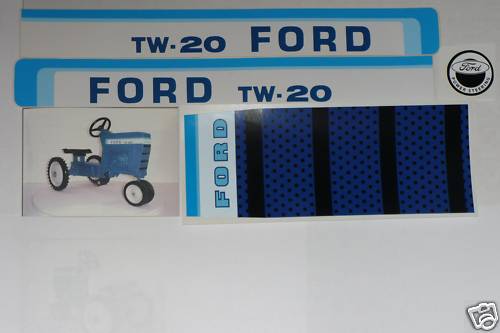 Set decalcomanie trattore - set,