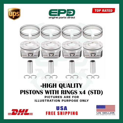 Set pistoni fasce std - e, per