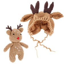  Cappelli Bimba Berretto Bambino Invernale Cappello Cuffia Con Cervo Da Bambina