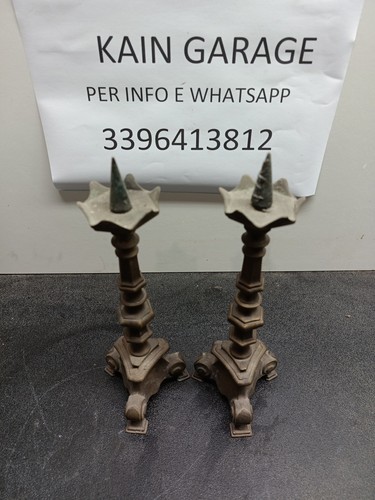 Coppia candelabri ottone - coppia,