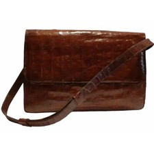 Borsetta in Pelle morbida anni 70 Vintage - 28x 23 cm