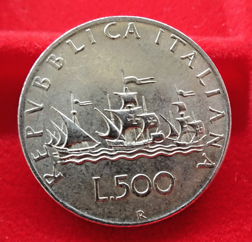 Italia 500 lire caravelle - 500, "caravelle"